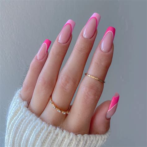 nails pinterest pink|pink nail inspo 2024.